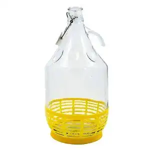 Gärballon Wyskont Enghals Ballonflasche mit Bügelverschluss, 5 l