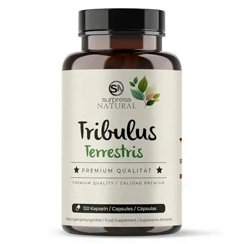 Tribulus Terrestris Kapseln von Surpresa Natural – hochdosiert und vegan