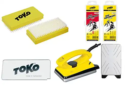 Skiwachs-Set Toko 5-teilig mit Wachsbügeleisen für Alpin und Nordic