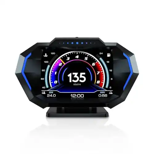 Geschwindigkeitsmessgerät Amrooloo Cars Heads Up Display mit OBD2 und GPS