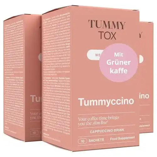 TummyTox Grüner Kaffee mit Inulin und Guarana für Stoffwechselunterstützung