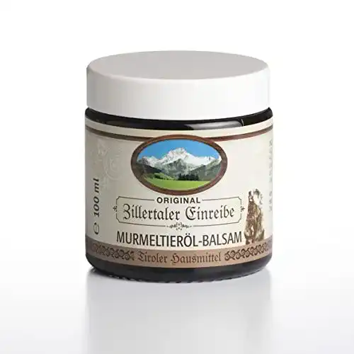 Murmeltiersalbe Zillertaler Einreibe mit Murmeltieröl-Balsam, 100 ml