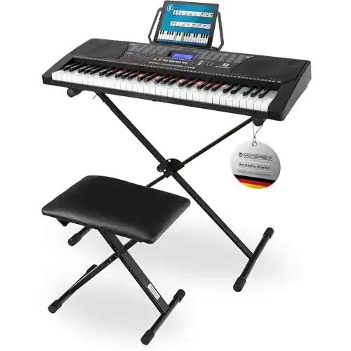 McGrey LK-6150 Keyboard Set mit 61 Tasten und Zubehör