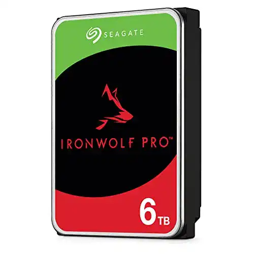 Seagate IronWolf Pro 6TB HDD für NAS mit 7200 U/Min und 256 MB Cache