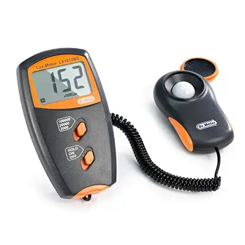 Digitales Luxmeter von Dr.meter für Lichtmessungen