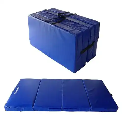 Faltbare Gymnastikmatte Gartenpirat universelle Bodenmatte in Blau