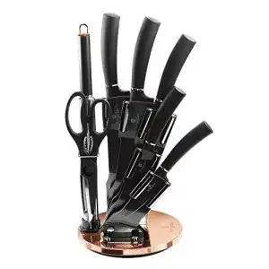 Berlinger Haus Black Rose 8-teiliges Küchenmesser-Set aus Edelstahl