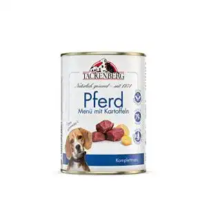 Tackenberg Hundefutter Pferd mit Kartoffeln – 6 x 200 g Dose