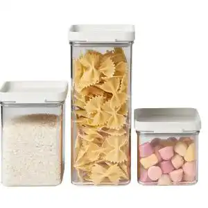 Mepal Vorratsdosen mit Deckel 3er-Set – Luftdicht und stapelbar