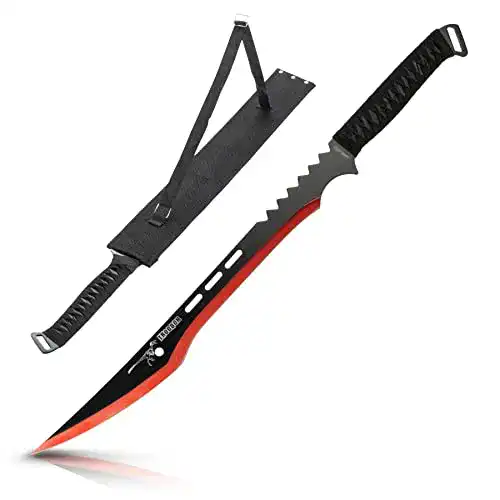 Machete KOSxBO Troodon Dinosaurier Edition mit roter Klinge