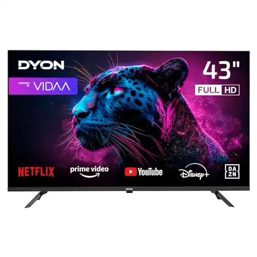 Fernseher bis 400 Euro Dyon Movie Smart 43 VX – 43 Zoll Full-HD
