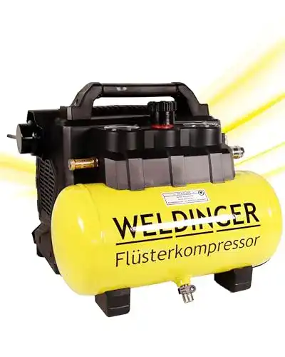 Weldinger Flüsterkompressor FK 135 Pocket ölfrei 1100 W