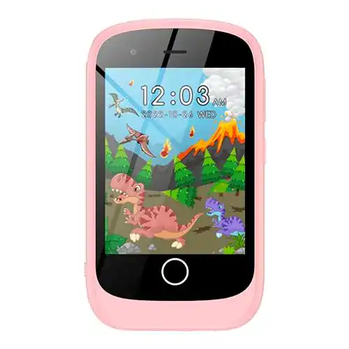 Kinderhandy Alutoria Mini-Telefon für Kinder mit Touchscreen und Spielen