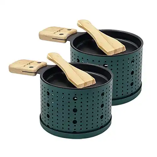 Teelicht Raclette Cookut mit 2 Kerzenschlägern, 1 Einheit