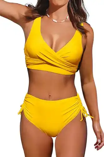 Bikini High Waist Beachsissi Damen mit Cross Back