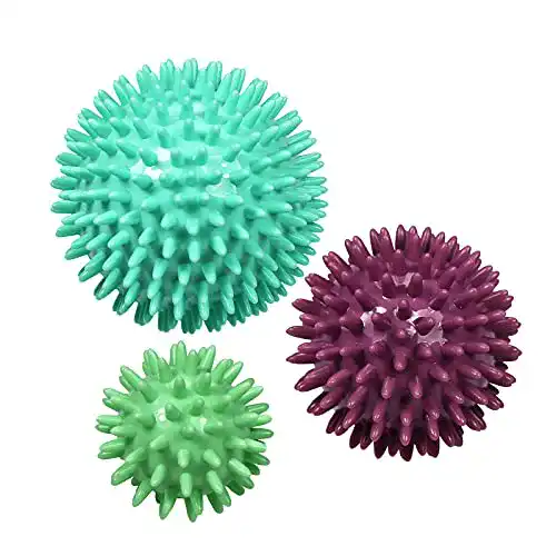 Igelball Massageball Set von ResultSport für Rücken und Beine