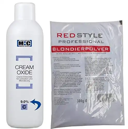 Blondierpulver M:C Meister Coiffeur Cream Oxide 9% 1000ml und 500g