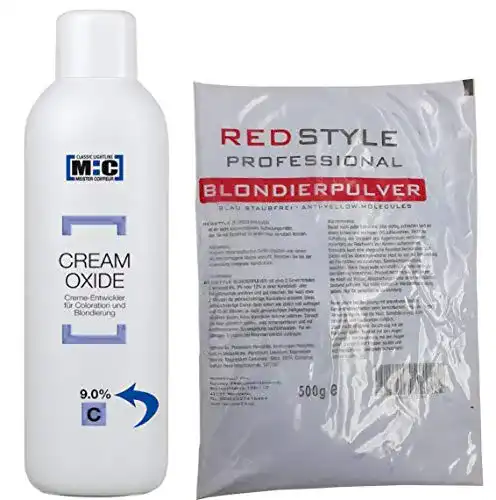 Blondierpulver M:C Meister Coiffeur Cream Oxide 9% 1000ml und 500g