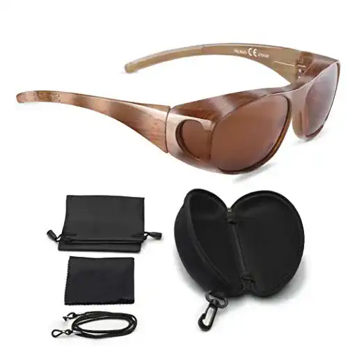 Fahrradbrille für Brillenträger mit Überzieh Sonnenbrille Flexi Edition