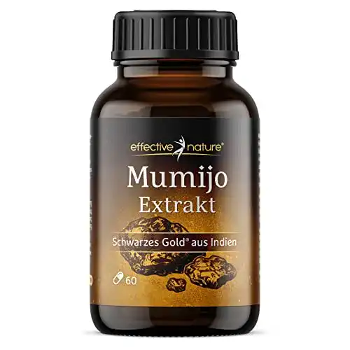 Mumijo Shilajit Extrakt – 60 vegane Kapseln mit Huminsäure