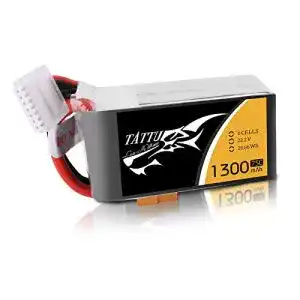 Tattu 6S Lipo Akku 1300mAh 22.2V 75C Soft Case für Drohnen und RC-Modelle