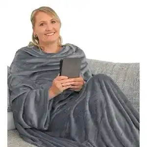 Decke mit Ärmeln von L.E.M.B. Hometrends für Fernsehen und Entspannung