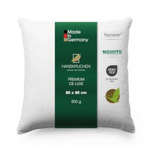 Kopfkissen 80 x 80 cm Hanskruchen Premium Daunenkissen