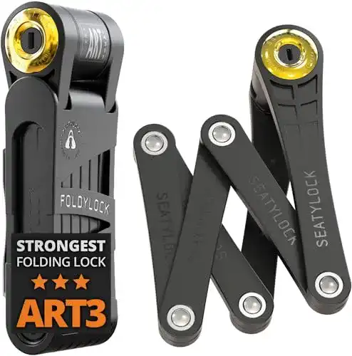 E-Bike Schloss Seatylock FoldyLock Forever Sicheres Faltschloss für Fahrräder