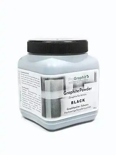 Graphitpulver Prographite Künstlergraphit 185 g für Künstler und Handwerker