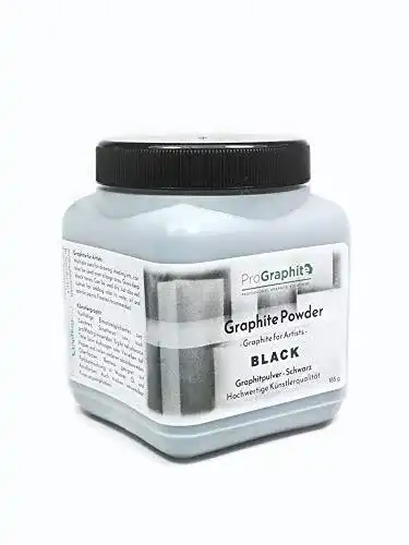 Graphitpulver Prographite Künstlergraphit 185 g für Künstler und Handwerker