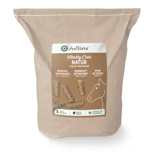 Heucobs Aniforte Natur für Pferde 14kg – Raufutter für Trockenfütterung