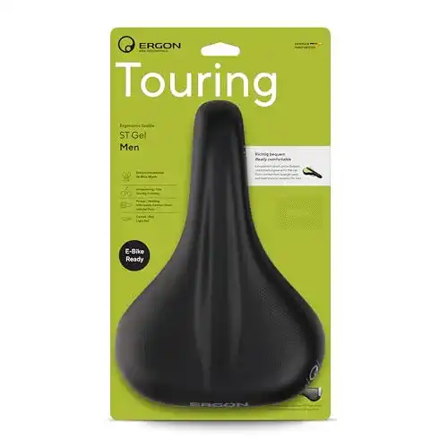 Ergon ST Gel Sattel für Herren S/M in Schwarz