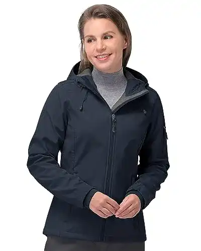 Softshelljacke für Damen, wasserdicht und atmungsaktiv, vielseitig einsetzbar