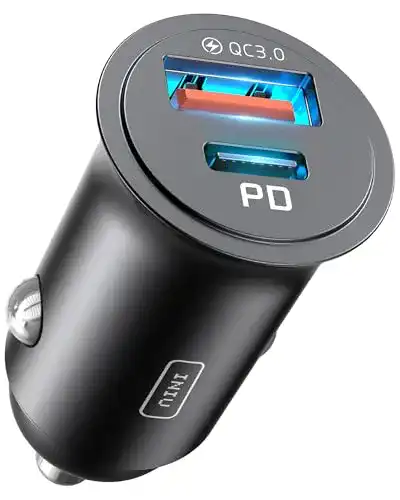 Kfz-Ladegerät INIU Zigarettenanzünder USB Adapter mit Schnellladung