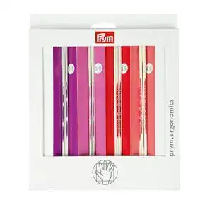 Prym 194000 Strumpfstricknadel Set mit ergonomischen Nadeln
