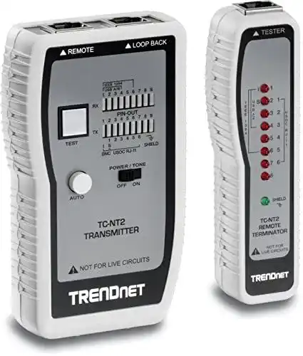 Netzwerktester TRENDnet TC-NT2 für Ethernet-, USB- und BNC-Kabel