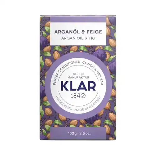 Fester Conditioner Klar Seifen Arganöl und Feige 100g für trockenes Haar