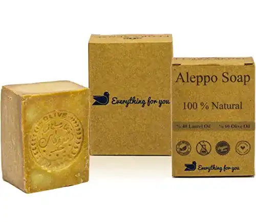 Aleppo-Seife 60% Olivenöl 40% Lorbeeröl ca. 200g Vegan Naturseife