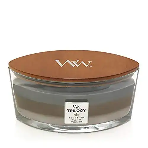 WoodWick Trilogy Duftkerze mit Holzdocht