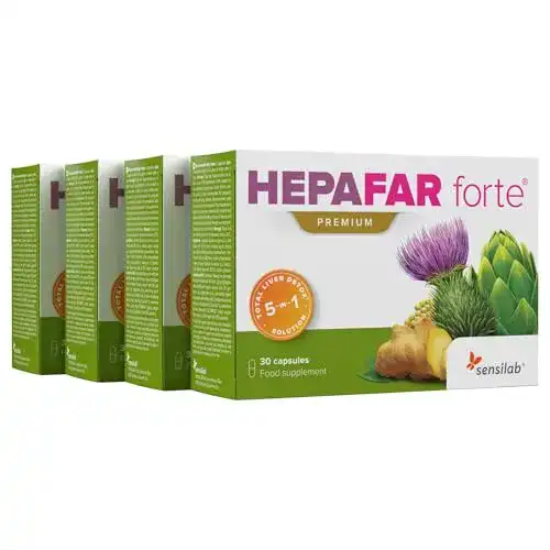 Mariendistel Kapseln Hepafar Forte Premium zur Leberunterstützung