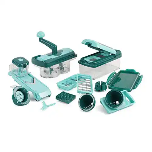 Nicer Dicer Fusion Smart 23-teilig Gemüseschneider in Blau