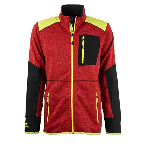 Forstjacke Forsberg Strickjacke mit Softshell und Strickfleece