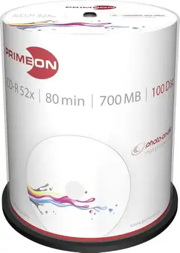 CD-R Primeon 80Min 700MB 52x Cakebox 100 Stück