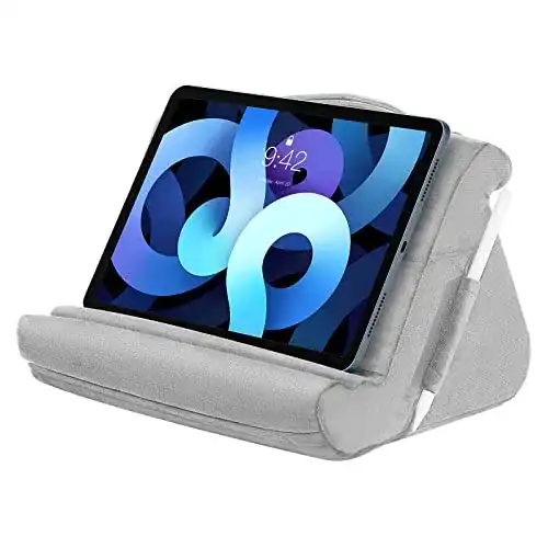 Tablet Kissenhalter für 4,7-12,9 Zoll Tablets mit Tasche und Stiftring