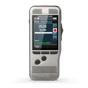 Philips Pocket Memo Diktiergerät DPM7000 mit Schiebeschalter und Stereo-Mikrofonen