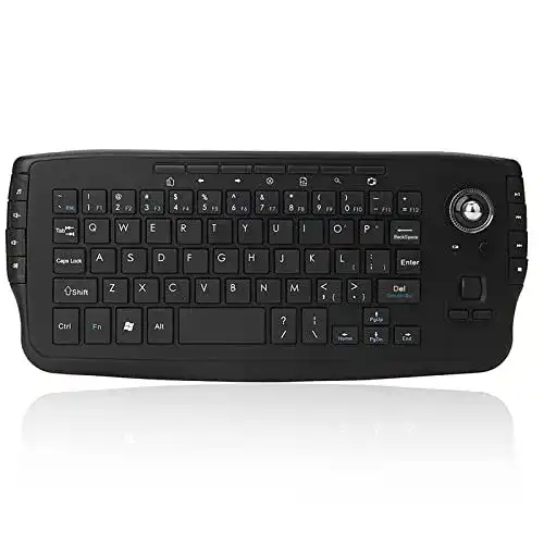 Tastatur mit Trackball Sunydog E30 und kabelloser Maus