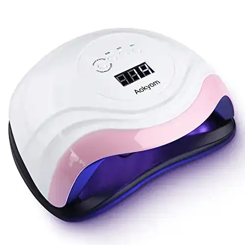 Nageltrockner Aokyom 168W UV LED Lampe für verschiedene Nagellacke