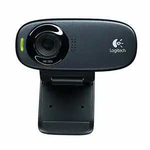 Logitech HD Webcam C310 in Schwarz für Videoanrufe und Streaming