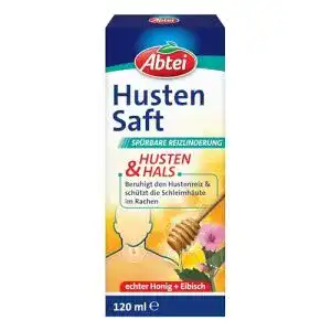 Mittel gegen Reizhusten: Abtei Husten Saft mit Eibisch und Honig