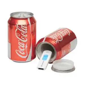 Geldversteck in Form einer Cola-Dose als Geheimversteck